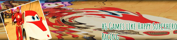 Superhero racing game